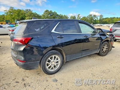 Trzecie zdjęcie samochodu z tyłu: 2022 CHEVROLET EQUINOX LT VIN:3GNAXTEV7NL130638 - miniatura