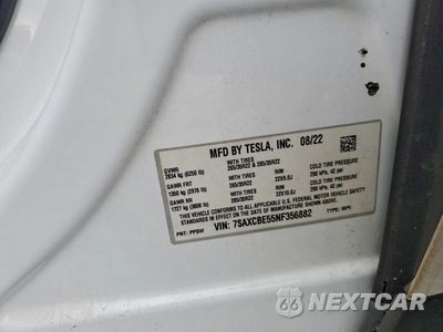 Zdjęcie 12 z 12 samochodu: 2022 TESLA MODEL X VIN:7SAXCBE55NF356882 - miniatura