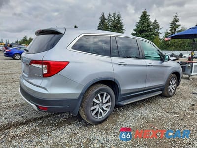 Trzecie zdjęcie samochodu z tyłu: 2020 HONDA PILOT EXL VIN:5FNYF6H5XLB058675 - miniatura