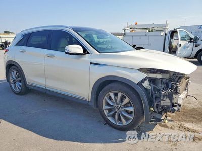 Czwarte zdjęcie samochodu z boku: 2019 INFINITI QX50 ESSENTIAL VIN:3PCAJ5M36KF132610 - miniatura
