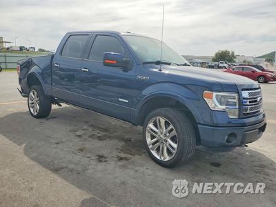 Czwarte zdjęcie samochodu z boku: 2014 FORD F150 SUPERCREW VIN:1FTFW1ET2EFB76375 - miniatura