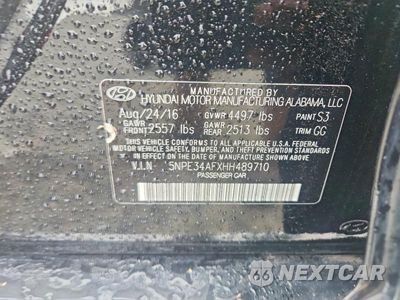 Zdjęcie 12 z 12 samochodu: 2017 HYUNDAI SONATA SPORT VIN:5NPE34AFXHH489710 - miniatura