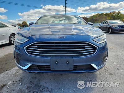 Piąte zdjęcie samochodu w środku: 2019 FORD FUSION SEL VIN:3FA6P0MU3KR258007 - miniatura