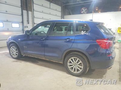 Drugie zdjęcie samochodu z przodu: 2013 BMW X3 XDRIVE28I VIN:5UXWX9C55D0D00061 - miniatura