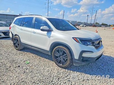 Czwarte zdjęcie samochodu z boku: 2021 HONDA PILOT SE VIN:5FNYF6H29MB086524 - miniatura