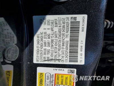 Zdjęcie 12 z 12 samochodu: 2025 HONDA CIVIC SPORT VIN:2HGFE2F54SH540932 - miniatura