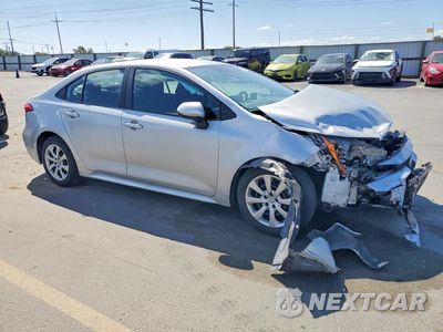 Czwarte zdjęcie samochodu z boku: 2022 TOYOTA COROLLA LE VIN:5YFEPMAE6NP274819 - miniatura