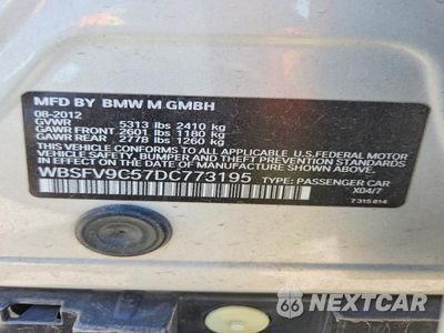 Zdjęcie 13 z 13 samochodu: 2013 BMW M5 VIN:WBSFV9C57DC773195 - miniatura