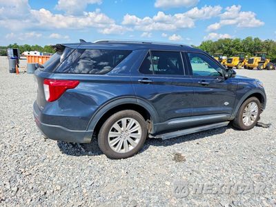 Trzecie zdjęcie samochodu z tyłu: 2022 FORD EXPLORER KING RANCH VIN:1FM5K8LC9NGA83149 - miniatura