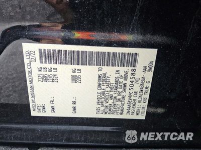 Zdjęcie 12 z 12 samochodu: 2023 NISSAN MAXIMA SR VIN:1N4AA6EV4PC504588 - miniatura
