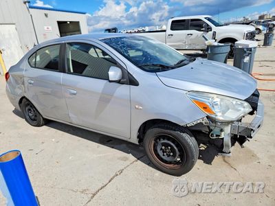 Czwarte zdjęcie samochodu z boku: 2017 MITSUBISHI MIRAGE G4 ES VIN:ML32F3FJ9HHF06048 - miniatura