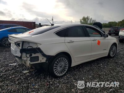 Trzecie zdjęcie samochodu z tyłu: 2014 FORD FUSION TITANIUM HEV VIN:3FA6P0RU5ER190225 - miniatura