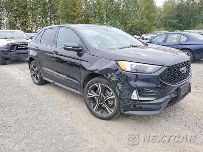 Czwarte zdjęcie samochodu z boku: 2019 FORD EDGE ST VIN:2FMPK4AP6KBC73646 - miniatura