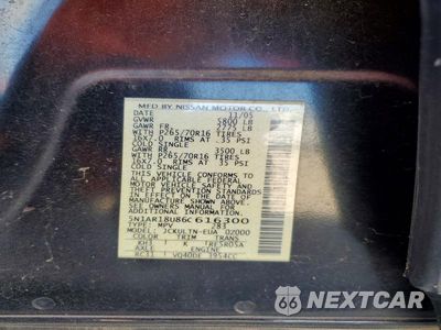 Zdjęcie 13 z 13 samochodu: 2006 NISSAN PATHFINDER S VIN:5N1AR18U86C616300 - miniatura