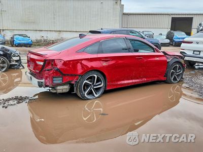 Trzecie zdjęcie samochodu z tyłu: 2021 HONDA ACCORD SPORT SE VIN:1HGCV1F45MA049016 - miniatura