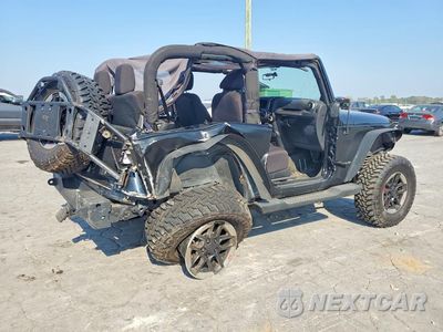 Trzecie zdjęcie samochodu z tyłu: 2013 JEEP WRANGLER SPORT VIN:1C4AJWAG2DL673327 - miniatura