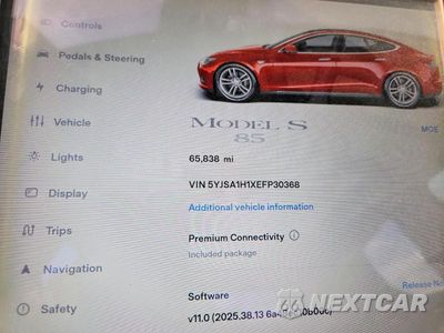 Zdjęcie 9 z 12 samochodu: 2014 TESLA MODEL S VIN:5YJSA1H1XEFP30368 - miniatura