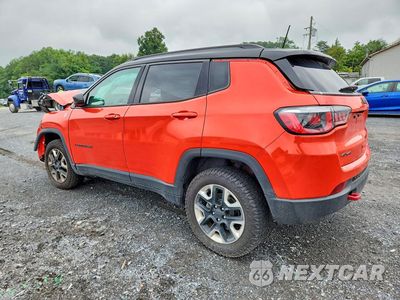 Drugie zdjęcie samochodu z przodu: 2017 JEEP COMPASS TRAILHAWK VIN:3C4NJDDB9HT664852 - miniatura