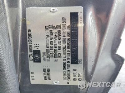 Zdjęcie 13 z 13 samochodu: 1987 TOYOTA 4R VIN:JT4RN62S1H0118922 - miniatura