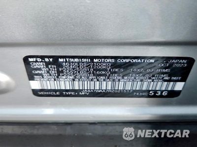 Zdjęcie 14 z 14 samochodu: 2024 MITSUBISHI ECLIPSE CROSS SE VIN:JA4ATWAA7RZ021517 - miniatura