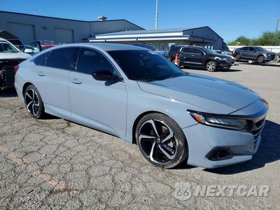 Czwarte zdjęcie samochodu z boku: 2022 HONDA ACCORD SPORT SE VIN:1HGCV1F47NA094363 - miniatura