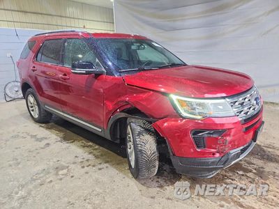 Czwarte zdjęcie samochodu z boku: 2018 FORD EXPLORER XLT VIN:1FM5K8D85JGA77594 - miniatura