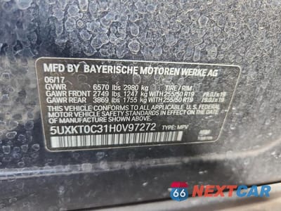 Zdjęcie 13 z 13 samochodu: 2017 BMW X5 XDR40E VIN:5UXKT0C31H0V97272 - miniatura