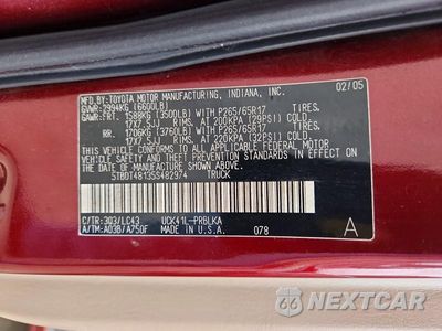 Zdjęcie 12 z 12 samochodu: 2005 TOYOTA TUNDRA DOUBLE CAB LIMITED VIN:5TBDT48135S482974 - miniatura