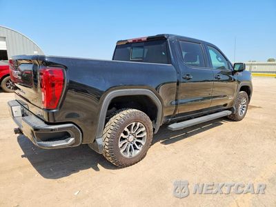 Trzecie zdjęcie samochodu z tyłu: 2019 GMC SIERRA K1500 AT4 VIN:1GTP9EEL3KZ150610 - miniatura