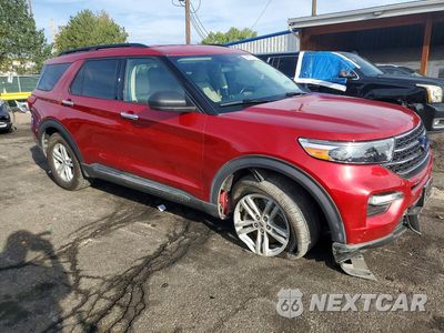 Czwarte zdjęcie samochodu z boku: 2020 FORD EXPLORER XLT VIN:1FMSK8DH7LGA87386 - miniatura