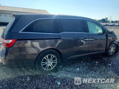 Trzecie zdjęcie samochodu z tyłu: 2013 HONDA ODYSSEY EX VIN:5FNRL5H42DB017103 - miniatura