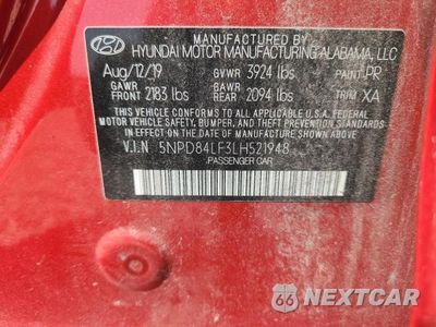 Zdjęcie 13 z 13 samochodu: 2020 HYUNDAI ELANTRA SEL VIN:5NPD84LF3LH521948 - miniatura