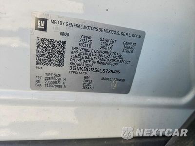 Zdjęcie 13 z 13 samochodu: 2020 CHEVROLET BLAZER 3LT VIN:3GNKBDRS0LS728405 - miniatura