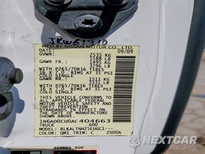 Zdjęcie 12 z 12 samochodu: 2010 NISSAN FRONTIER SE V6 VIN:1N6AD0CU0AC404663 - miniatura