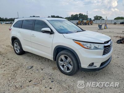 Czwarte zdjęcie samochodu z boku: 2015 TOYOTA HIGHLANDER LIMITED VIN:5TDYKRFH8FS108063 - miniatura