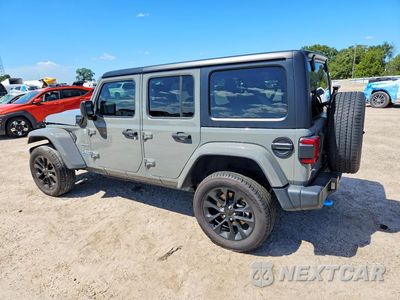 Drugie zdjęcie samochodu z przodu: 2023 JEEP WRANGLER SAHARA 4XE VIN:1C4JJXP61PW698713 - miniatura