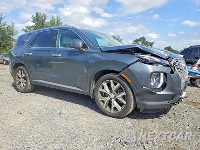 Czwarte zdjęcie samochodu z boku: 2022 HYUNDAI PALISADE SEL VIN:KM8R44HE3NU351502 - miniatura