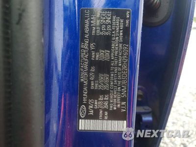 Zdjęcie 14 z 14 samochodu: 2024 HYUNDAI TUCSON SEL VIN:5NMJB3DE2RH296092 - miniatura