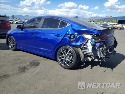 Drugie zdjęcie samochodu z przodu: 2020 HYUNDAI ELANTRA SPORT VIN:KMHD04LB6LU085960 - miniatura