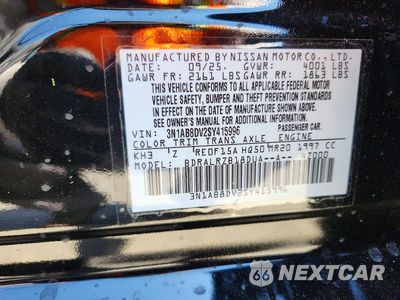 Zdjęcie 12 z 12 samochodu: 2025 NISSAN SENTRA SR VIN:3N1AB8DV2SY415996 - miniatura