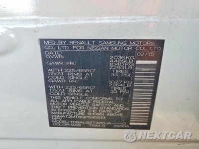 Zdjęcie 13 z 13 samochodu: 2016 NISSAN ROGUE SV VIN:KNMAT2MT8GP595919 - miniatura