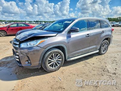 2019 TOYOTA HIGHLANDER XLE 5TDKZRFH3KS570798 - główne zdjęcie licytacji z USA - miniatura