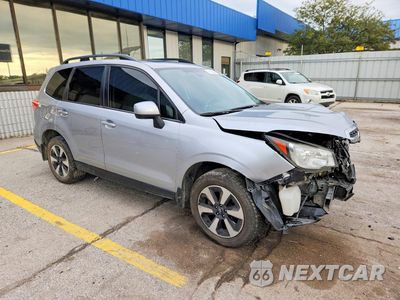 Czwarte zdjęcie samochodu z boku: 2018 SUBARU FORESTER 2.5I PREMIUM VIN:JF2SJAGC3JH479322 - miniatura