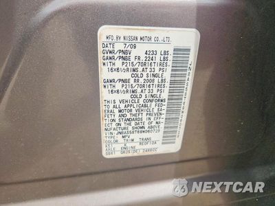 Zdjęcie 13 z 13 samochodu: 2009 NISSAN ROGUE S VIN:JN8AS58T69W060728 - miniatura