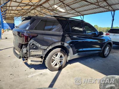 Trzecie zdjęcie samochodu z tyłu: 2020 FORD EXPLORER XLT VIN:1FMSK7DH3LGD17533 - miniatura