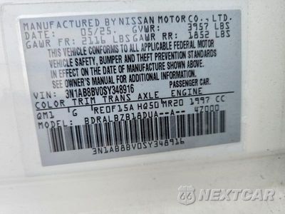 Zdjęcie 12 z 12 samochodu: 2025 NISSAN SENTRA S VIN:3N1AB8BV0SY348916 - miniatura