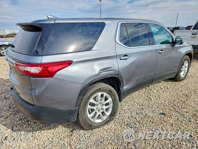 Trzecie zdjęcie samochodu z tyłu: 2020 CHEVROLET TRAVERSE LS VIN:1GNERFKW9LJ316387 - miniatura
