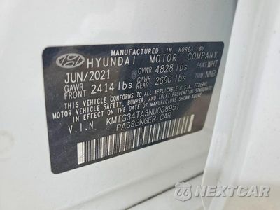 Zdjęcie 12 z 12 samochodu: 2022 GENESIS G70 2.0T VIN:KMTG34TA3NU088951 - miniatura