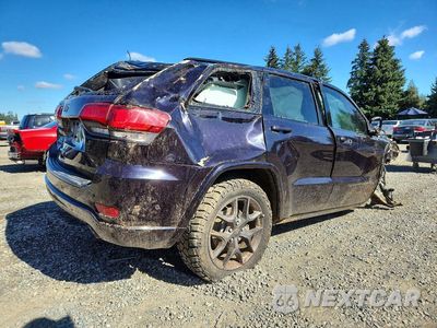 Trzecie zdjęcie samochodu z tyłu: 2021 JEEP GRAND CHEROKEE LIMITED VIN:1C4RJFBG9MC711380 - miniatura