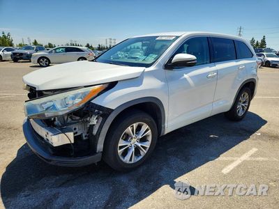 2015 TOYOTA HIGHLANDER LE PLUS 5TDZKRFH0FS117148 - główne zdjęcie licytacji z USA - miniatura